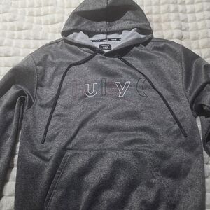 Hurley Men's Charcoal Hoodie